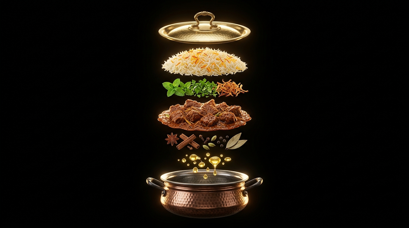 Exploded Technical Anatomy of Culinary Layers